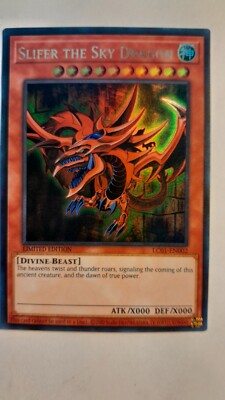 Yugioh Slifer the Sky Dragon LC01-EN002 Ultra Rare Limited Edition-image