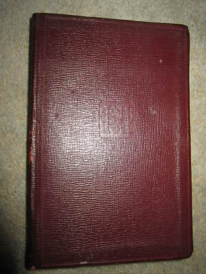 Vtg leatherbound book, Wonder Book by Nathaniel Hawthorne, ca. 1920s, J.H. Sears-image