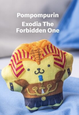 McDonald's Pompompurin X Exodia the Forbidden One Yugioh Plush 2024 Hello Kitty-image