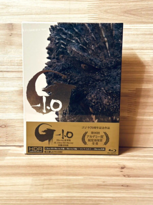 New Godzilla Minus One Deluxe Edition 4K Ultra HD+3 Blu-ray+2 Booklet+Case Japan-image