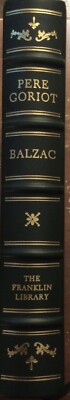 Pere Goriot Leather;  The Franklin Library 100 Greatest 1977 Limited Edition-image