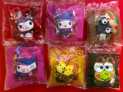 McDonalds 2024 Happy Meal Toy Hello Kitty X Yugioh- Sealed Plush Toys-image