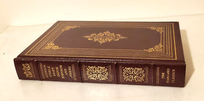 ENGLISH ESSAYS, Harvard Classics, Swift, Defoe, Shelley, Leather, MORE!  PURTY!-image