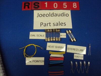 Fisher RS-1058 Receiver Complete Replacement Lamp Kit 15 Piece Kit All New Lamps-image