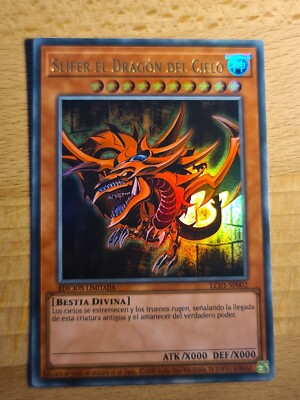 Slifer the Sky Dragon (V.1 - Ultra Rare)●YUGIOH●LC01●SPANISH●LIMITED ED●NM #007-image