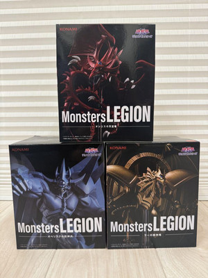 Yu-Gi-Oh! Series Monsters LEGION slifer Obelisk Ra Mythical Gods Figure Set-image