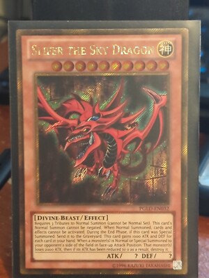 Yugioh! Slifer the Sky Dragon - PGLD-EN032 - Gold Secret Rare-image
