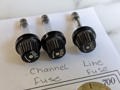 Original Fisher Fuse Cover Cup 700-T Solid State Receiver-image