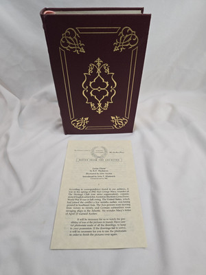 Easton Press LORNA DOONE R. D. Blackmore LEATHER 1971 FAMOUS EDITIONS W/ Insert-image