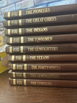 The Old West Set Of 9 TIME-LIFE Series Books All Shown In Pictures-image