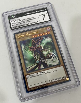 Yugioh Dark Magician Holo YUCB-EN001 CGC Graded 7 Non PSA Card-image