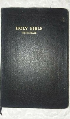 HOLY BIBLE With Helps-Revised Std Version-published 1952-Gift from 1967-Preowned-image