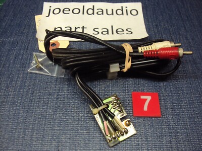 Fisher MT-100 Turntable RCA Plugs/Cartridge Interface Tested Parting Out  MT-100-image