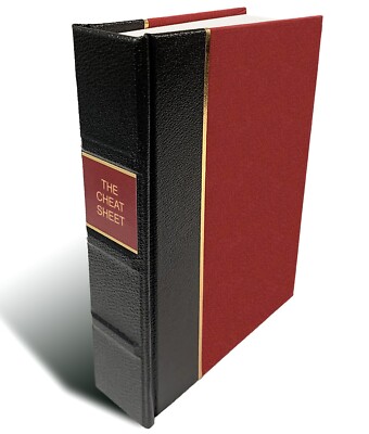 The Cheat Sheet (Leather-bound) Sarah Adams Hardcover Book-image