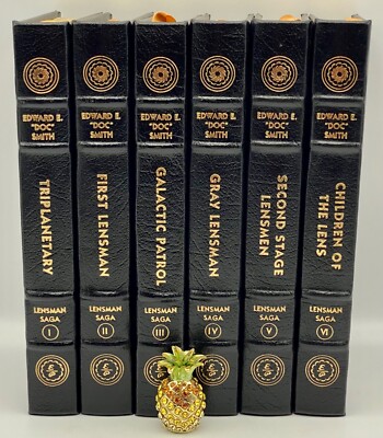 Easton Press LENSMAN SAGA Edward E Doc Smith TRIPLANETARY GALATIC PATROL SCI-FI!-image