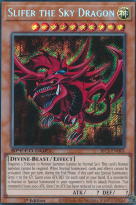 Slifer the Sky Dragon - SBC1-ENH01 - Secret Rare 1st Edition - Near Mint YuGiOh-image