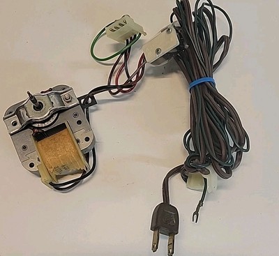 BSR Fisher C-20 and Other Models Turntable Parts-TP8-212 Motor And Power Cable-image