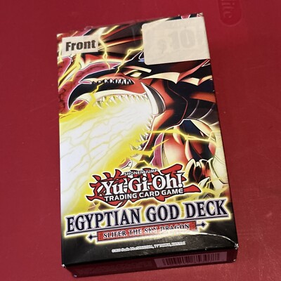 Egyptian God Deck Slifer the Sky Dragon 1st Edition Yugioh Sealed English C1-image