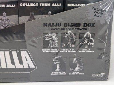 Super 7 Toho Godzilla Silver Screen Blind Box Figures Kaiju Series 2 Case Of 12-image