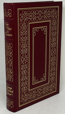 1979 Two Plays for Puritans by George Bernard Shaw, Easton Press Fine Leather-image