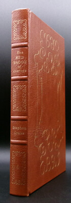 Stephen Crane RED BADGE OF COURAGE Leather Easton Press Illustrated by J.S Curry-image