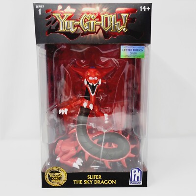 Yu-Gi-Oh! Phatmojo Series 1 Limitied Edition Slifer the Sky Dragon Figure W Card-image