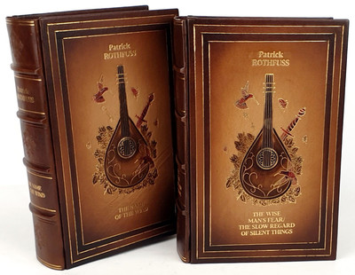 PATRICK ROTHFUSS - THE KINGKILLER CHRONICLE SERIES premium leather rebound-image