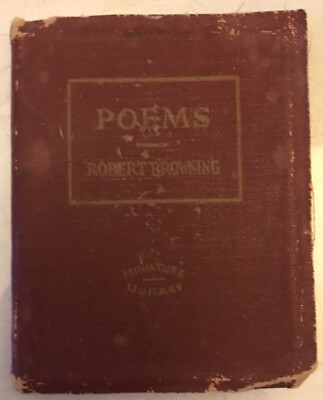 Poems & Plays - Robert Browning, Miniature Library, Leather Bound-image