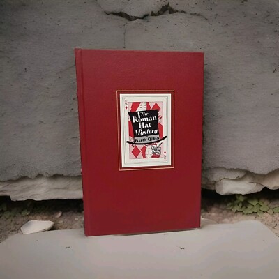 The Roman Hat Mystery by Ellery Queen (Franklin Mystery, Leather-Bound, 1989)b45-image