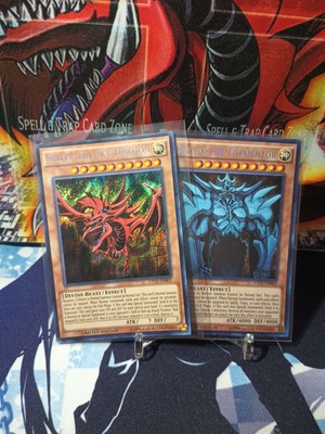 Obelisk the Tormentor & Slifer The Sky Dragon - Secret Rare Limited Ed.-image