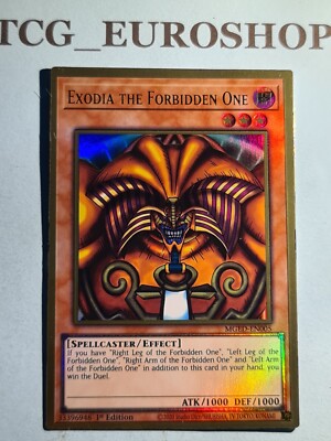 Exodia the Forbidden One●YUGIOH●MGED●PREMIUM GOLD RARE●ENGLISH●NM●3032-image