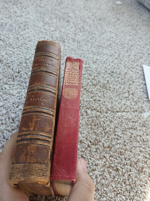 Charles Dickens   Martin Chuzzlewitt  Baraby Rudge Early printings 1866 Leather-image