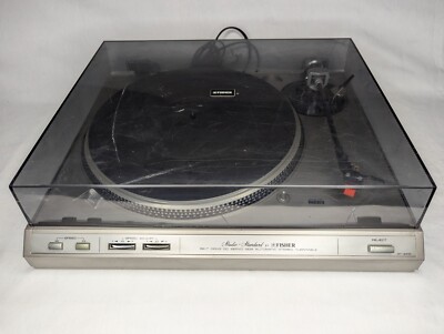 Fisher MT-6410C Belt Drive Turntable for Parts or Repair - No Belt - Untested-image