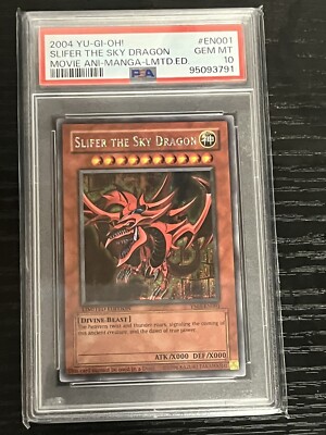 slifer the sky dragon psa 10 2004 YU-GI-OH! The Movie Ani-manga-lMTD.ED-image