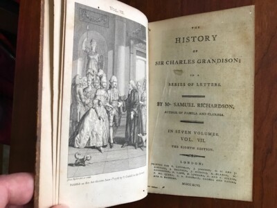 1796 History of Sir Charles Grandison; in a Series of Letters, RICHARDSON, Vol 7-image