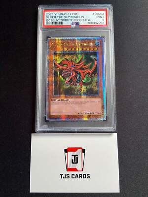 Slifer The Sky Dragon - PSA 9 - Quarter Century Secret Rare Limited Edition LC01-image