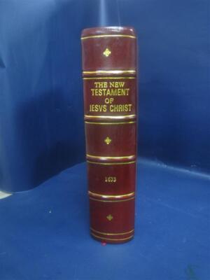 The New Testament of Our Lord and Saviour Jesus Christ 1661 [Leather Bound]-image