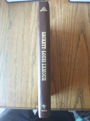 SACKETT by Louis L'Amour Bantam Leatherette Western HC 1981 -image