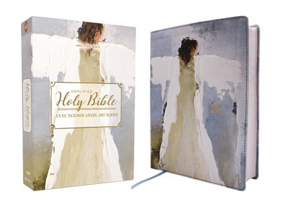 Amplified Holy Bible, Anne Neilson Angel Art Series, Leathersoft, Blue by Anne N-image