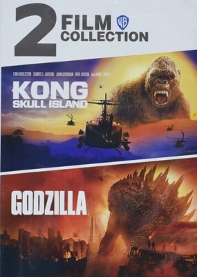Kong Skull Island (DVD, 2017) & Godzilla (DVD, 2014) 2-Disc Collection Set-image