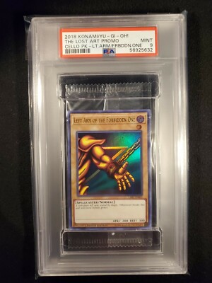 Left Arm of the Forbidden One SEALED Pack PSA 9 MINT Exodia - YuGiOh LART-EN005-image