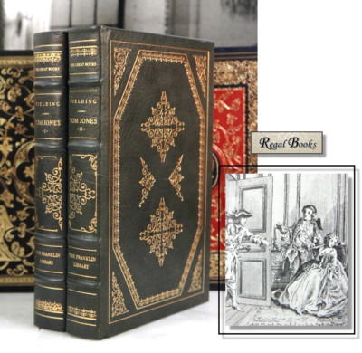 TOM JONES Henry Fielding - Franklin Library - 25th Anniv Great Books ORNATE-image