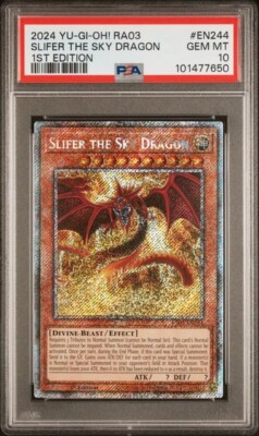 PSA10 SLIFER THE SKY DRAGON 1ST ED-QUARTER CENTURY Bonanza Platinum Secret  2024-image