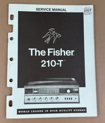 The Fisher 210-T Stereo Receiver Service Manual D-840-image