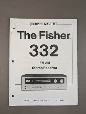 The Fisher 332 Fm-Am Stereo Receiver Service Manual D-880-image