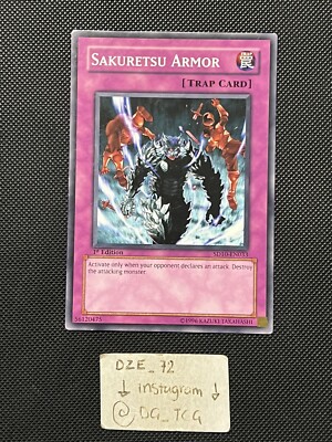 Yugioh - Sakuretsu Armor - SD10-EN033 - 1st Edition - Common - NM/VLP-image