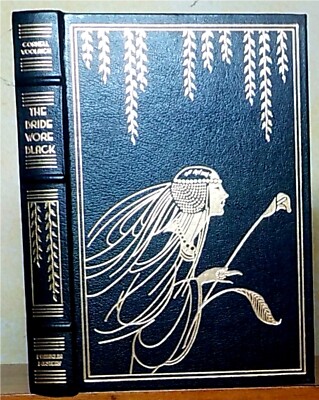 The Bride Wore Black by Cornell Woolrich, Franklin Mystery, Leather Bound Ed-image