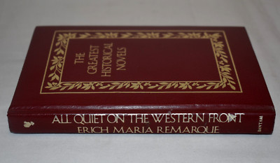 All Quiet Western Front Erich M Remarque Bantam Greatest Historical Novels 1985-image