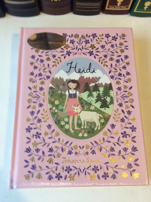 Heidi by Johanna Spyri - illustrated - leather-bound-image