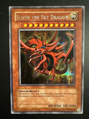 Yugioh Duel Monsters International Slifer the Sky Dragon GBI-001 SECRET Rare-image